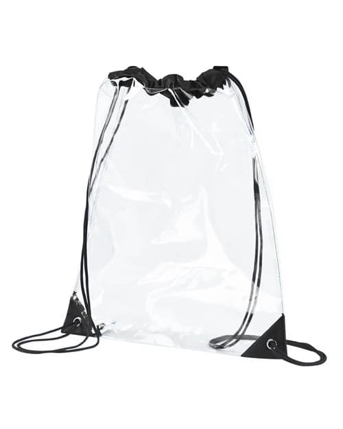 BAGedge PVC Clear Drawstring Bag