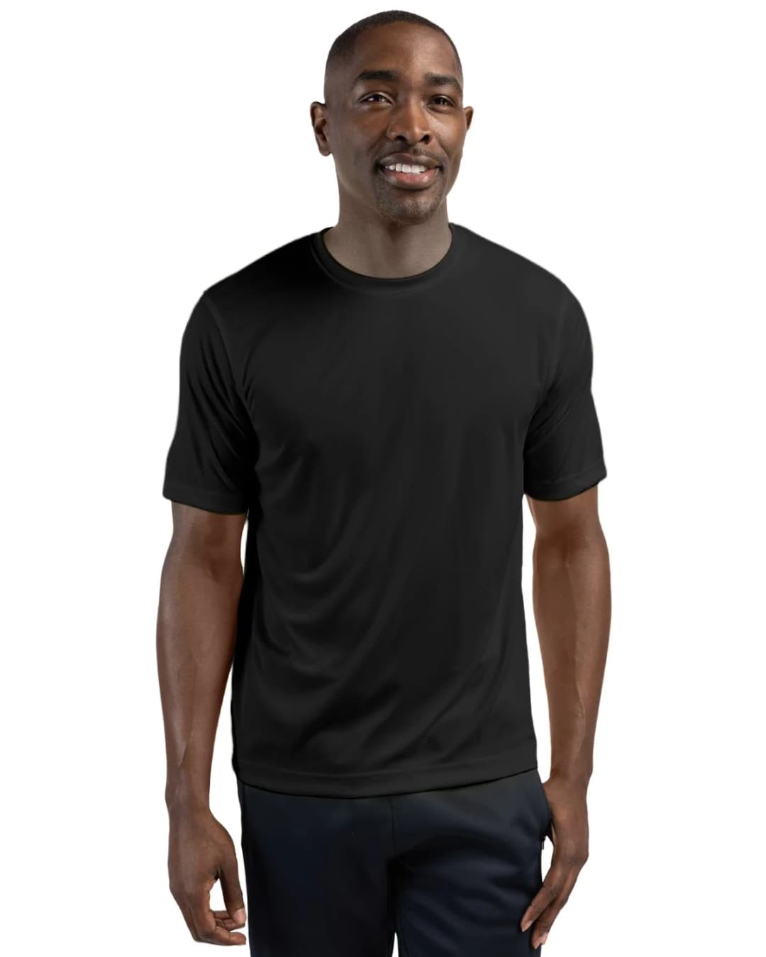 Clique Spin Solution-dyed Performance Jersey Mens Short Sleeve Tee