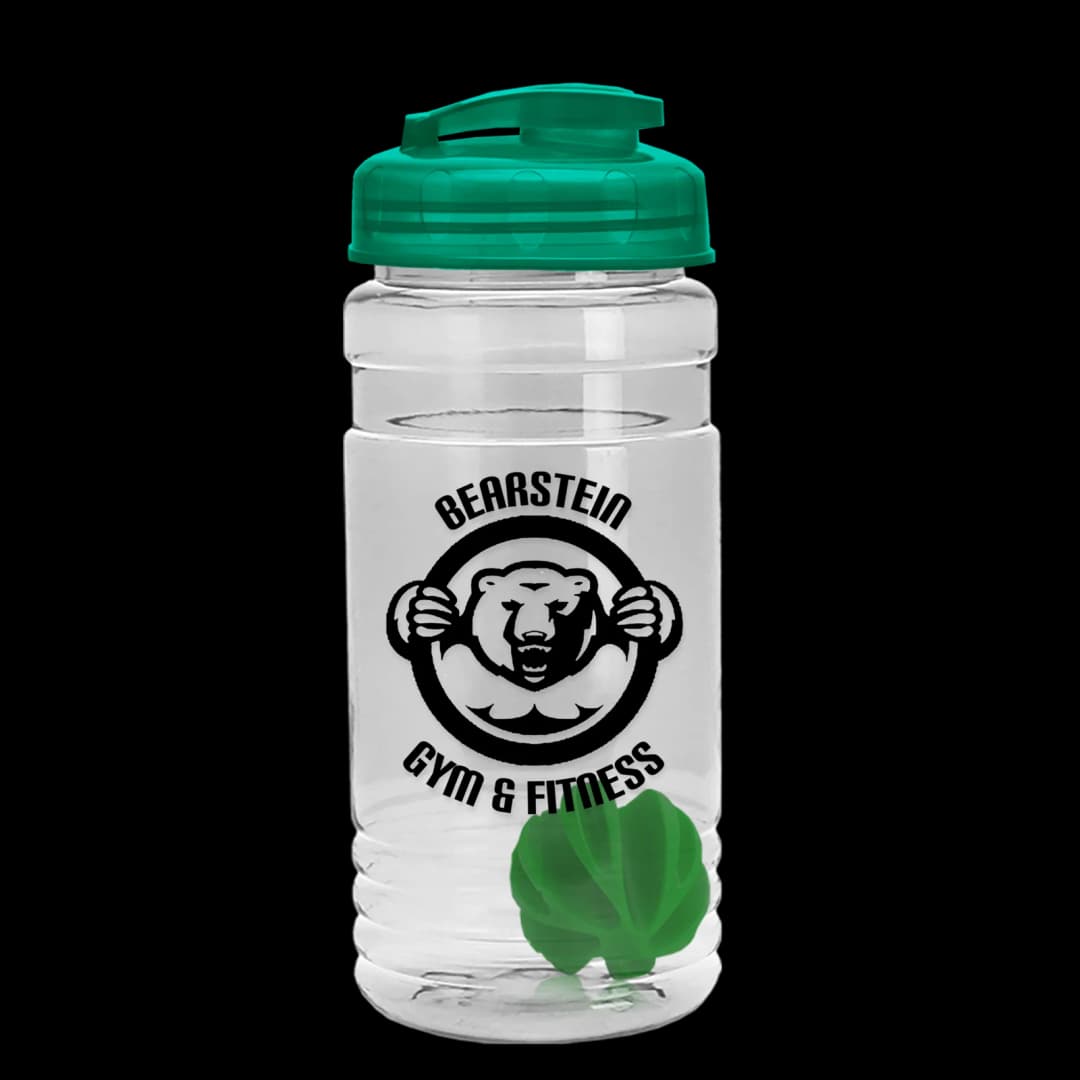Groove Tritan® Shaker Bottle with Flip-Top Lid and Mixing Ball - 20 oz.