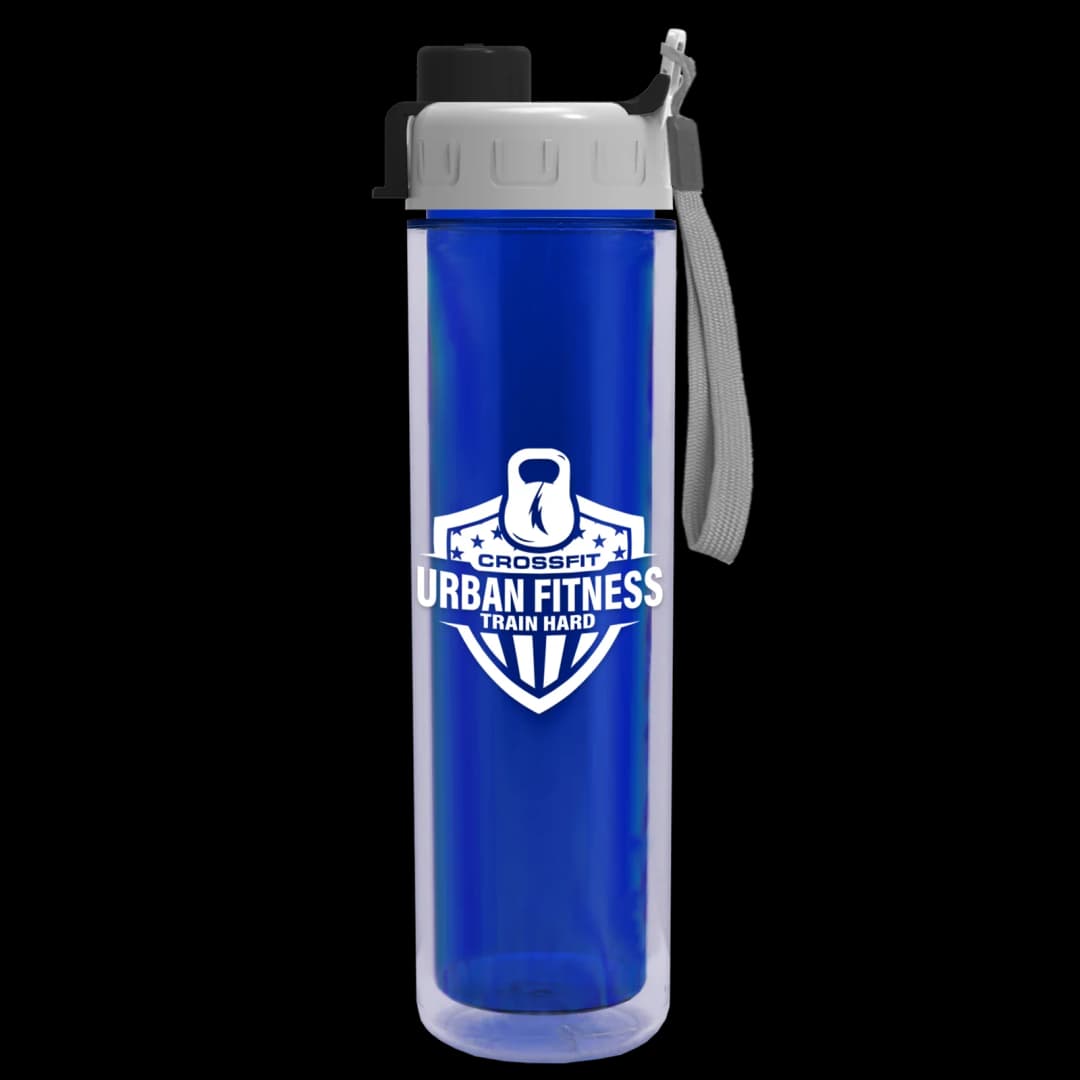 Chiller Double-Wall Insulated Bottle with Quick-Snap Lid - 16 oz.