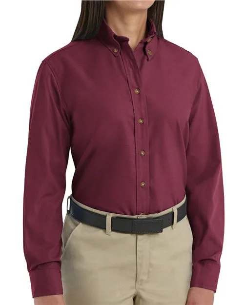 Red Kap Women's Poplin Dress Shirt