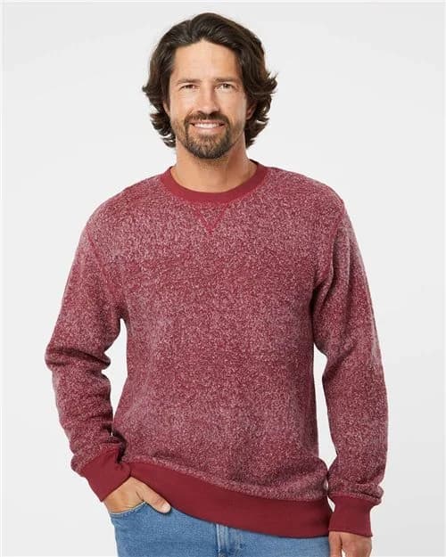 J. America Unisex Aspen Fleece Crewneck Sweatshirt
