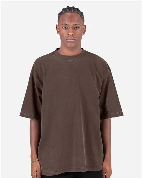 Shaka Wear Unisex Max Heavyweight Garment-Dyed Drop Shoulder Tee