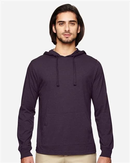econscious Unisex Eco Jersey Pullover Hooded Long Sleeve T-Shirt