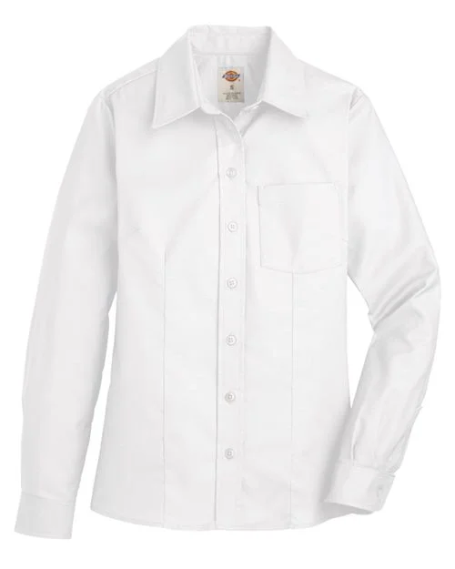 Dickies Women's Oxford Long Sleeve Shirt