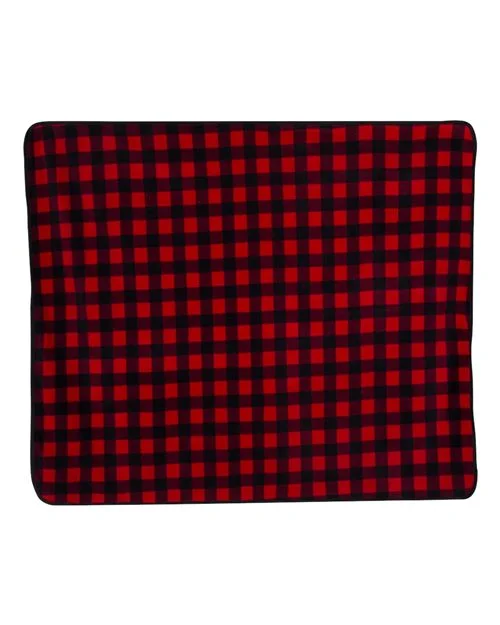 Alpine Fleece Polyester/Nylon Patterned Picnic Blanket