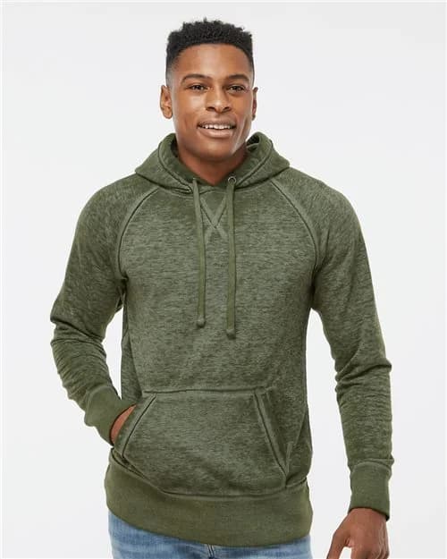 J. America Men's Vintage Zen Fleece Hooded Sweatshirt