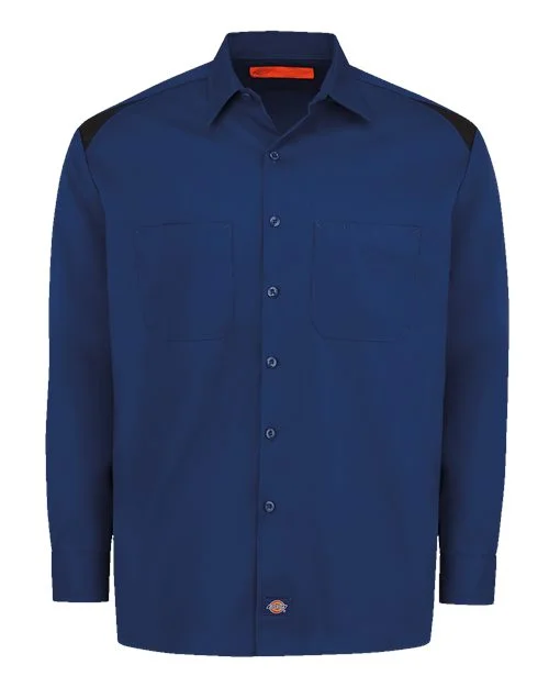 Dickies Men's Tall Long Sleeve Performance Team Shirt