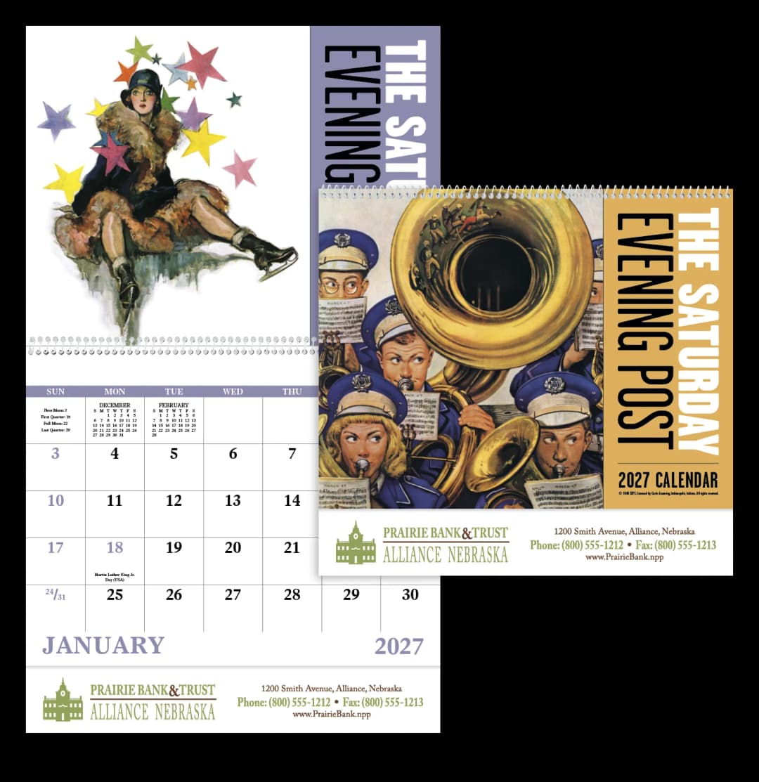 The Saturday Evening Post - Spiral Calendar