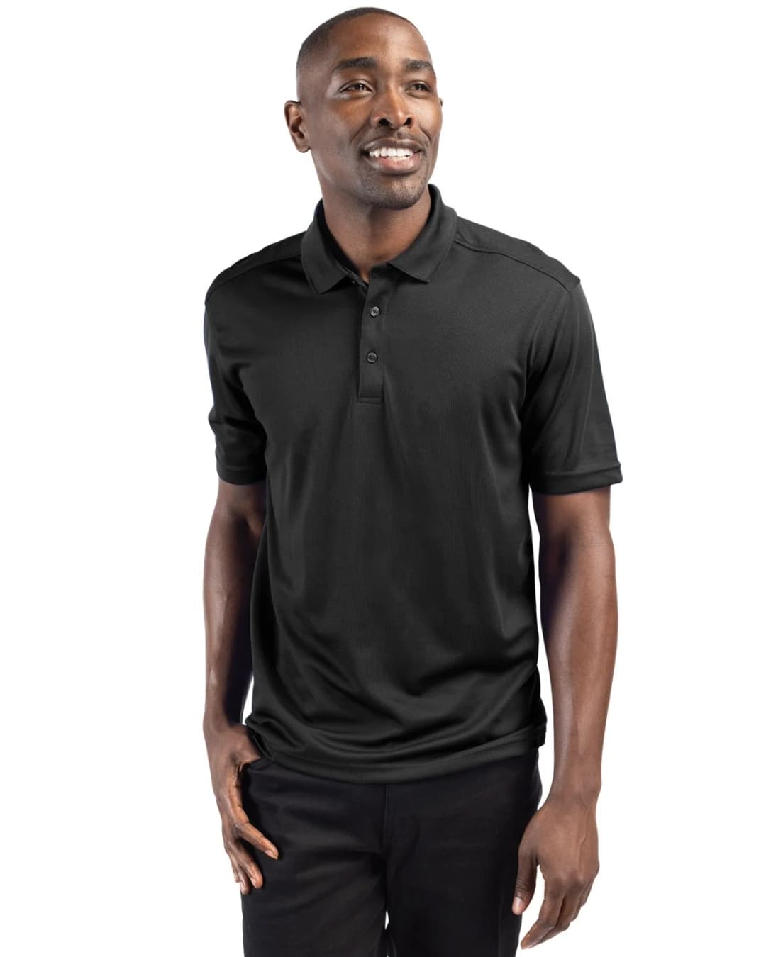 Clique Spin Solution-dyed Performance Pique Mens Polo