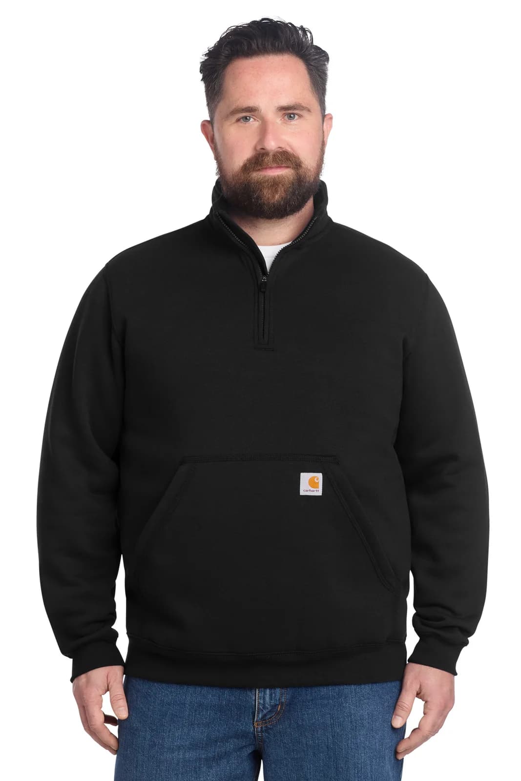 Carhartt® Midweight 1/4-Zip Mock Neck Sweatshirt