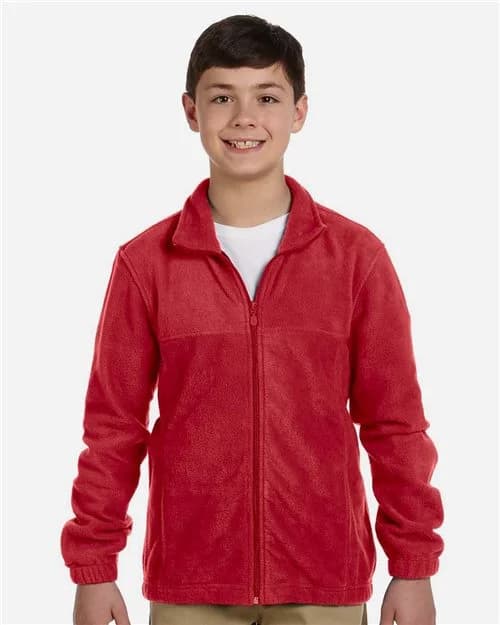 Harriton Youth Full-Zip Fleece