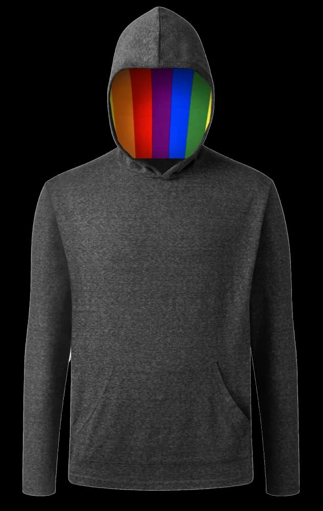 Blue Generation Pride Adult Triblend Pullover Hoodie