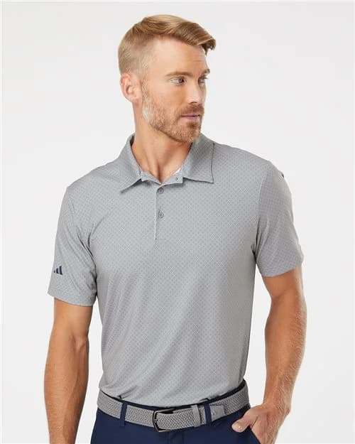 Adidas Men's Ultimate365 Diamond Dot Print Polo