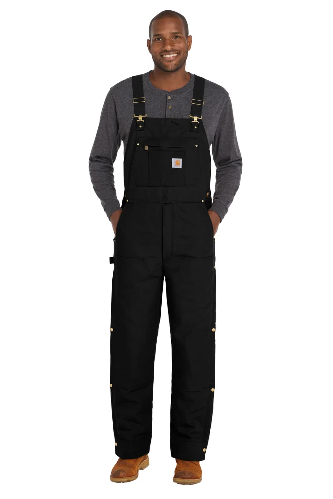 Carhartt® Tall Firm Duck Insulated Bib Overalls