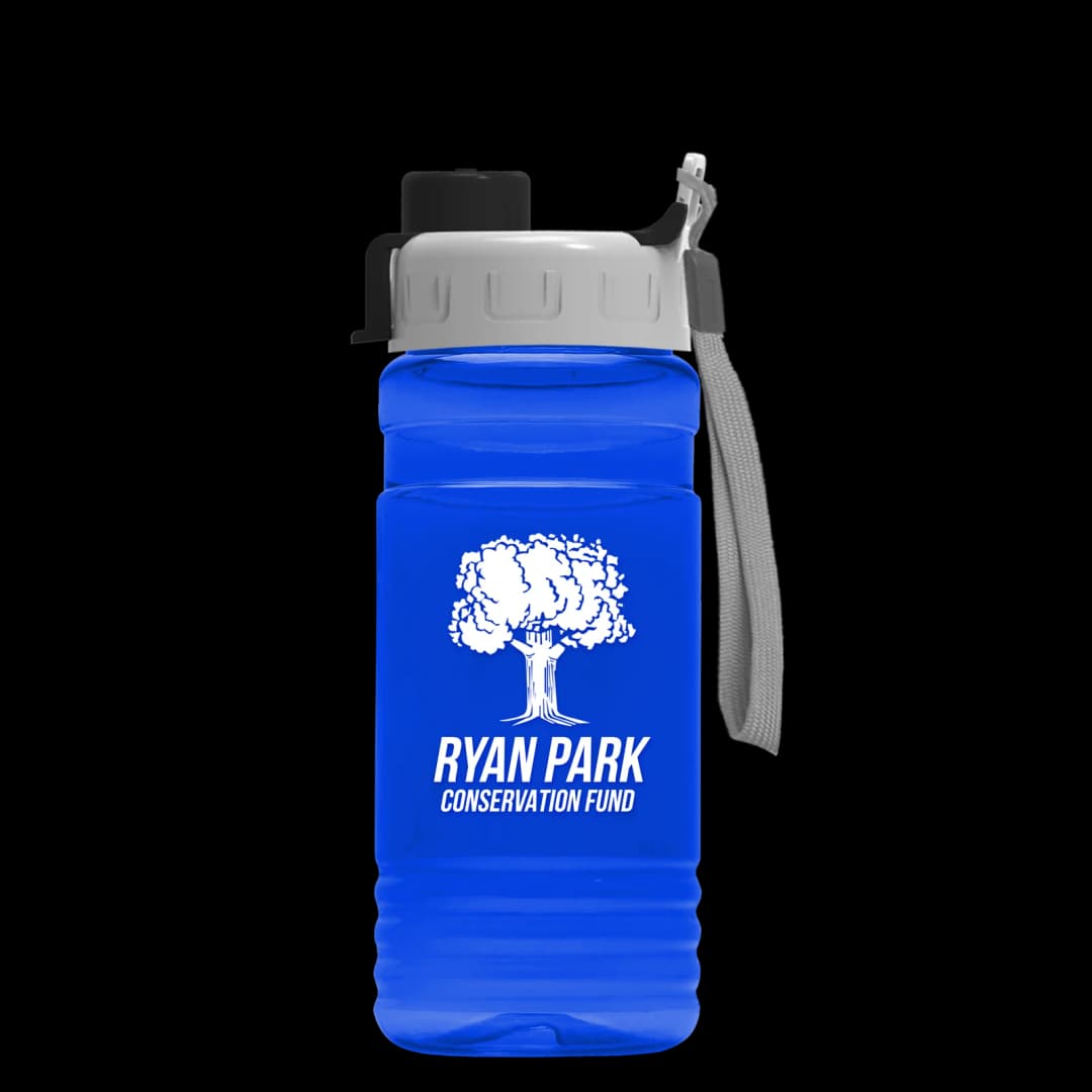 RPET Bottle with Quick-Snap Lid - 20 oz.