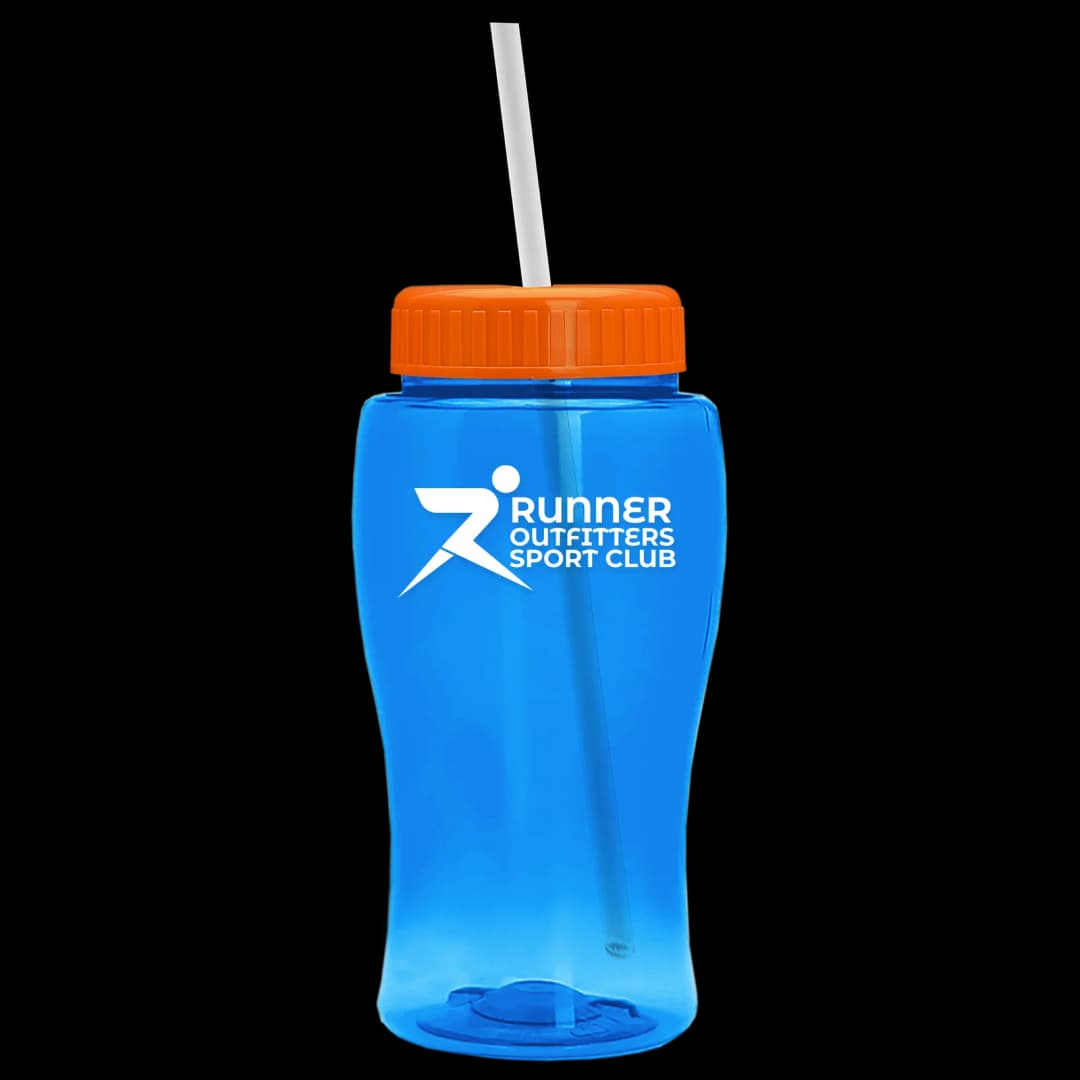 Poly+ Jr. Bottle with Straw Lid - 18 oz.