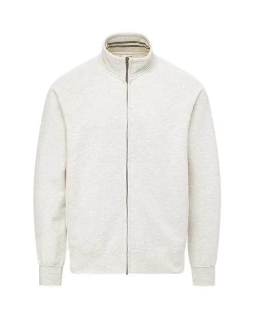 MV Sport Men's Vintage Fleece Track Jacket
