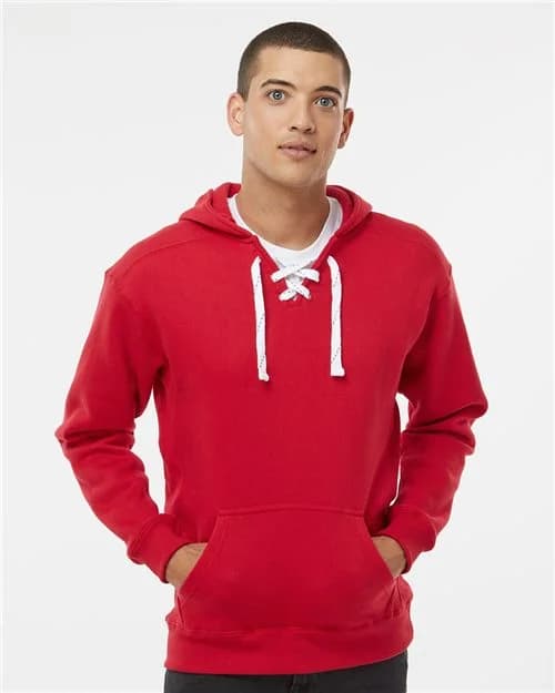 J. America Men's Sport Lace Hooded Sweatshirt