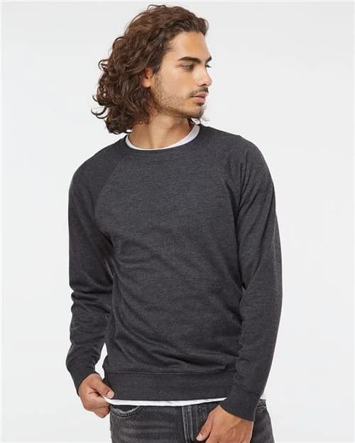 Independent Trading Co. Unisex Icon Lightweight Loopback Terry Crewneck Sweatshirt