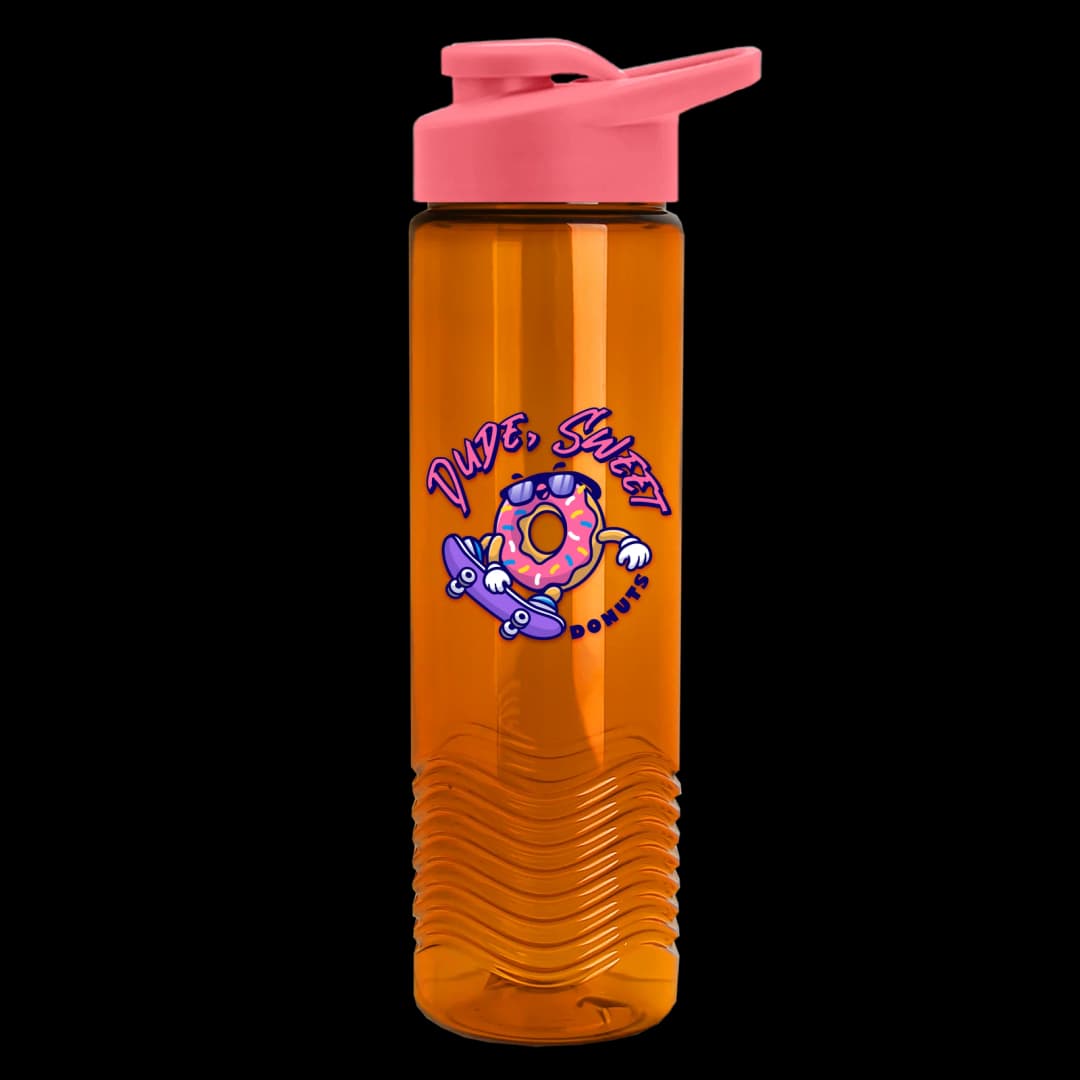 Wave Tritan® Bottle with Drink-Thru Lid - 24 oz.