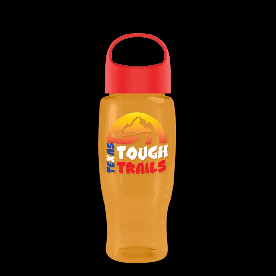Poly+ Recycled Bottle with Oval Crest Lid - 27 oz.