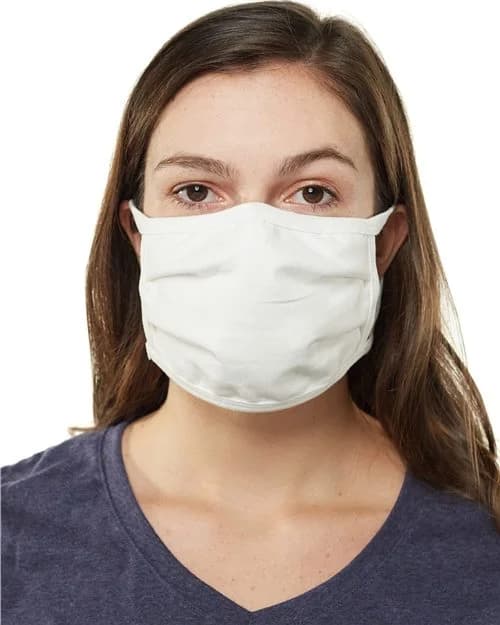 Hanes 3-Ply Cotton Face Mask