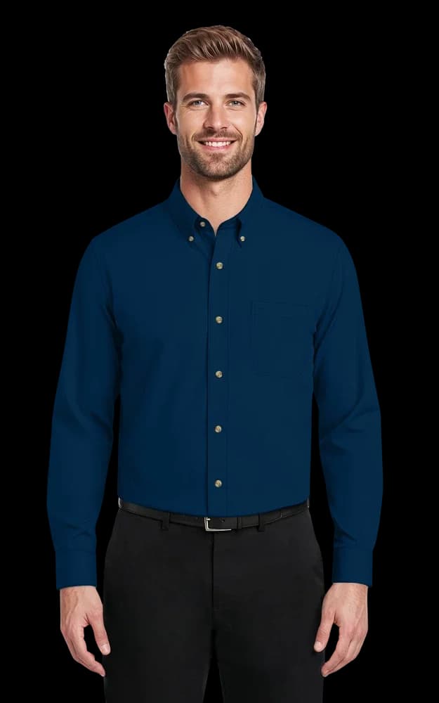 Blue Generation Men's Scotchgard Twill L/S Shirt