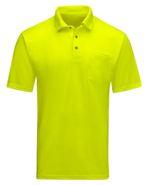 Red Kap Men's Enhanced Visibility Safety Polo