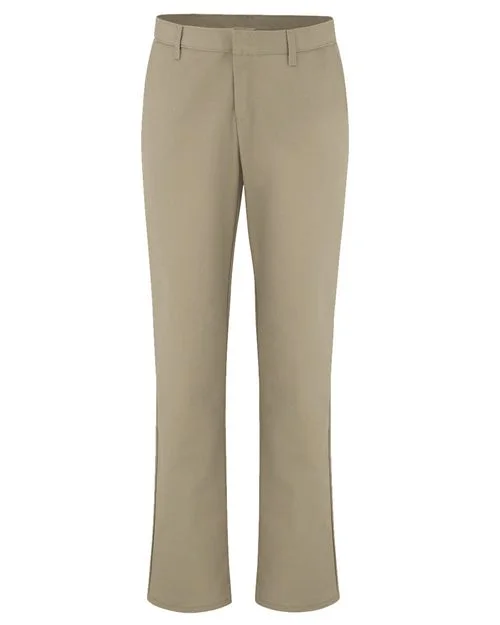 Dickies Women's Extended Sizes Industrial Flat Front Pants