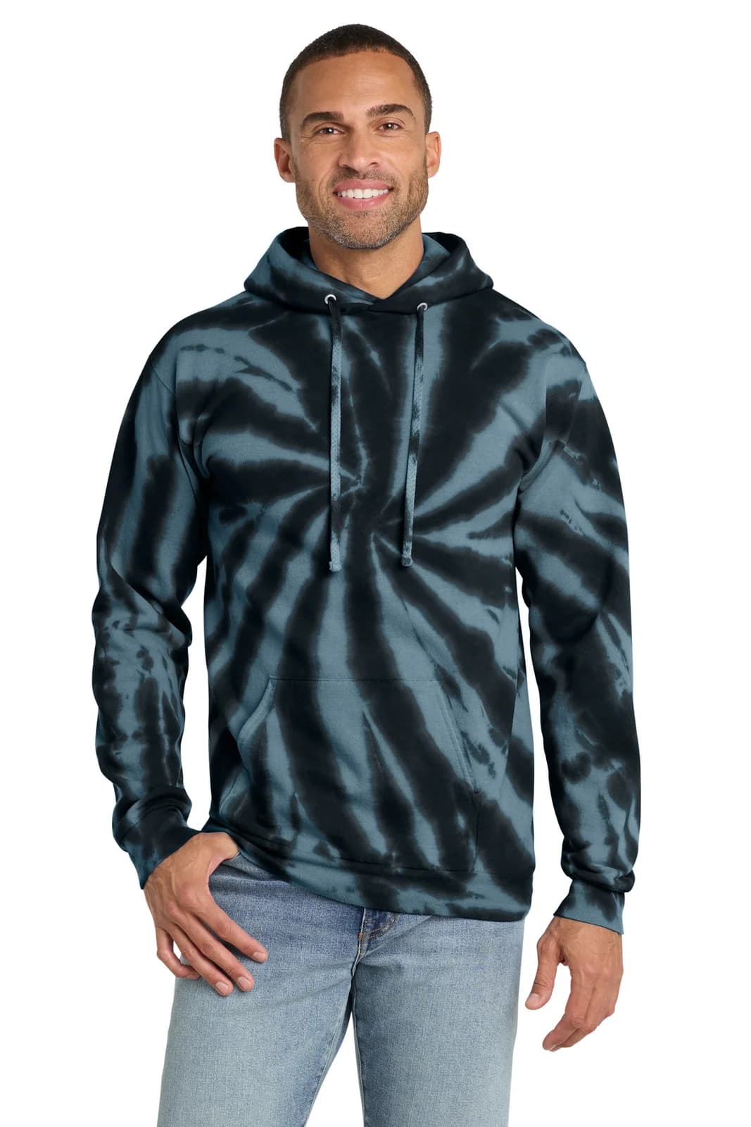 Port & Co® Tie-Dye Pullover Hooded Sweatshirt