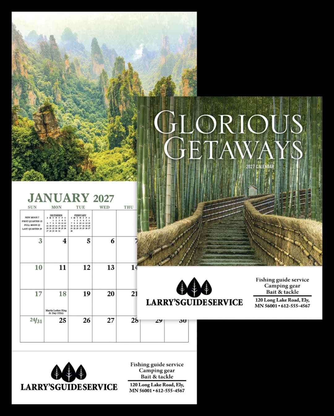 Glorious Getaways - Mini Calendar