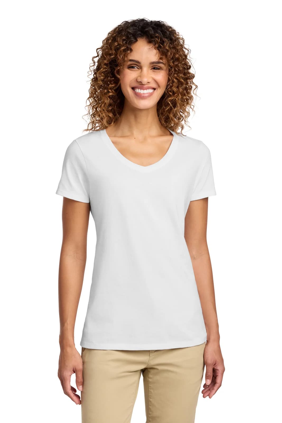 Port & Co® Women's Fan Favorite V-Neck Tee