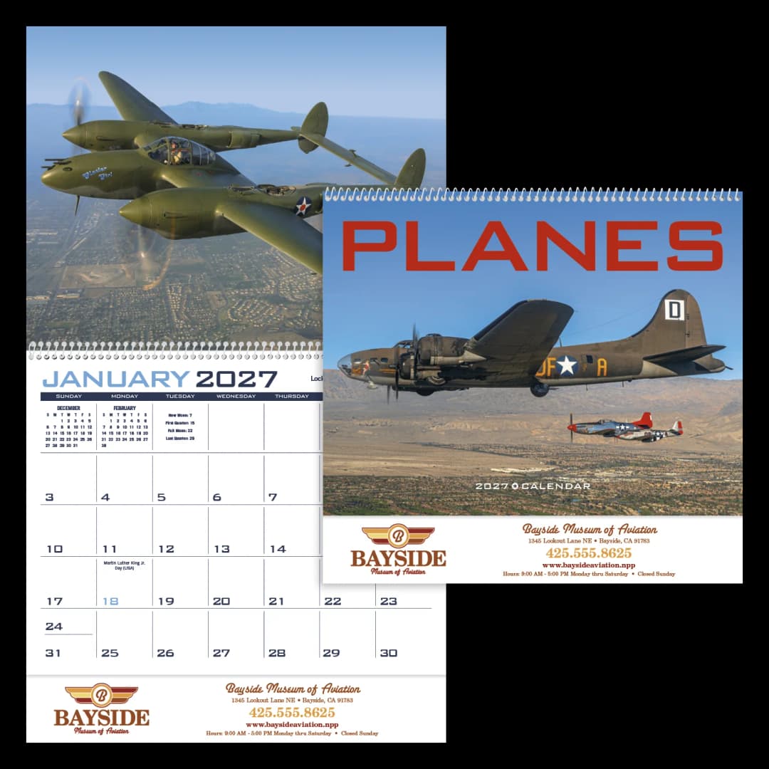 Planes Calendar