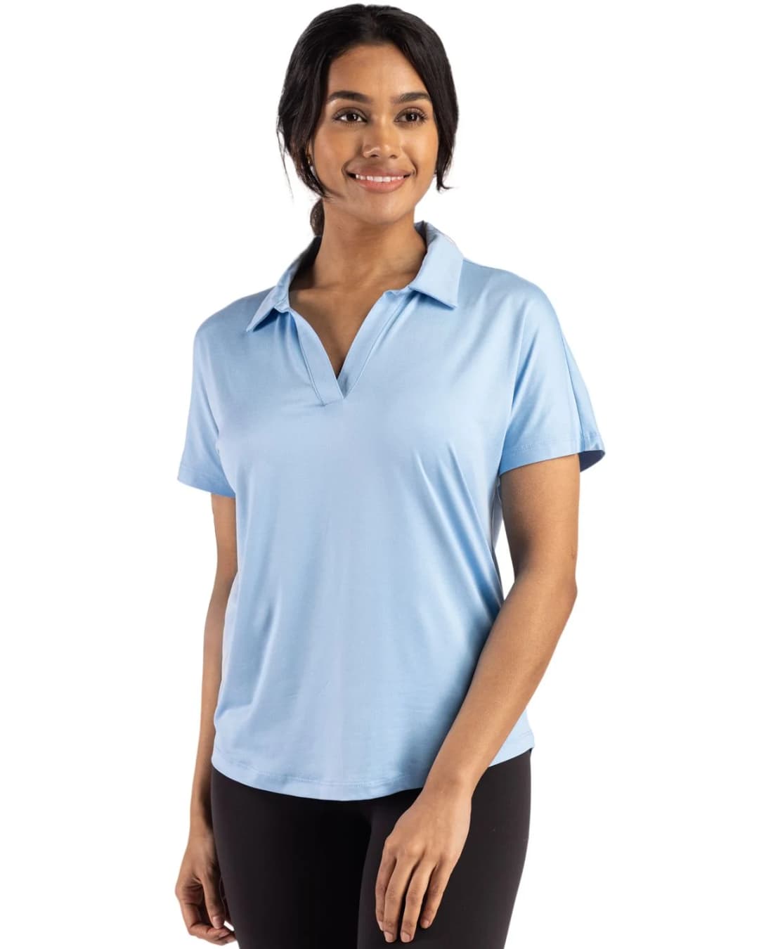 Cutter & Buck Coastline Epic Comfort Eco Recycled Womens Dolman Polo