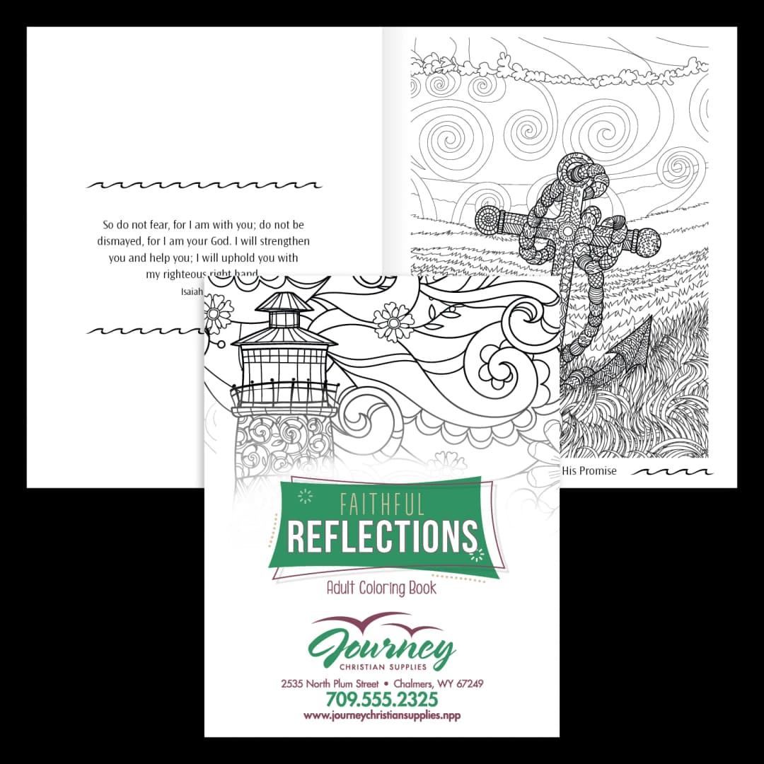 Faithful Reflections Adult Coloring Book