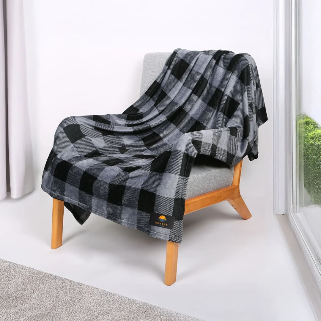 reGen rPET Flannel Throw Blanket