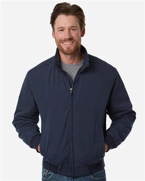 Weatherproof Men's Fleece Lined Microfiber Bomber Jacket