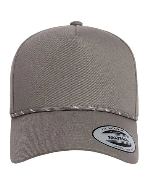 YP Classics Retro Cotton Blend Five-Panel Rope Cap