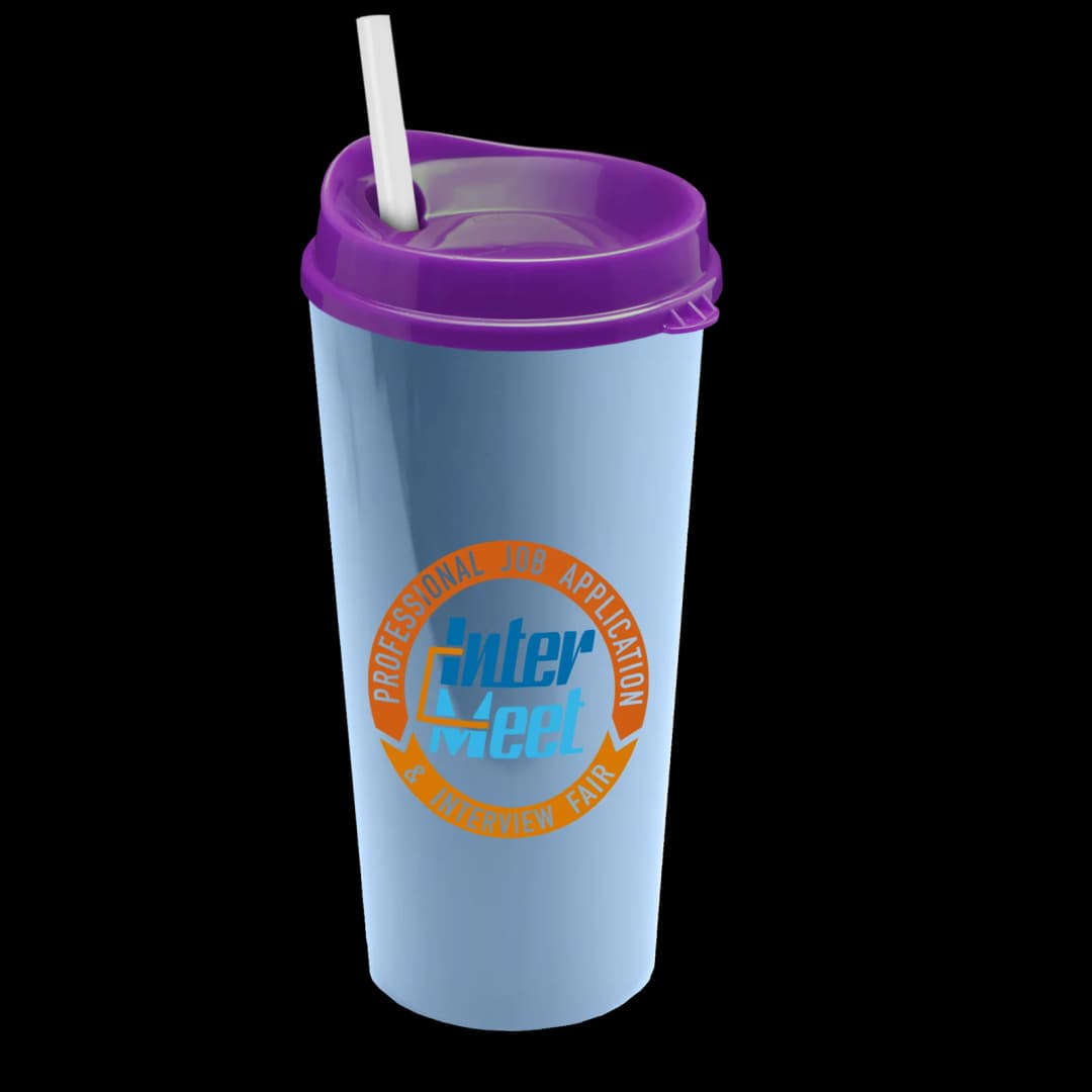 Roadmaster Travel Tumbler with Sip Lid and Straw - 20 oz.