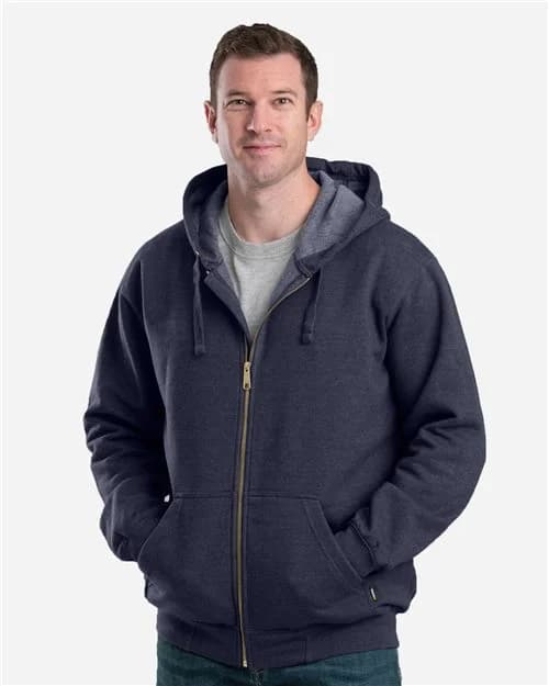Berne Apparel Men's Heritage Full-Zip Hooded Sweatshirt
