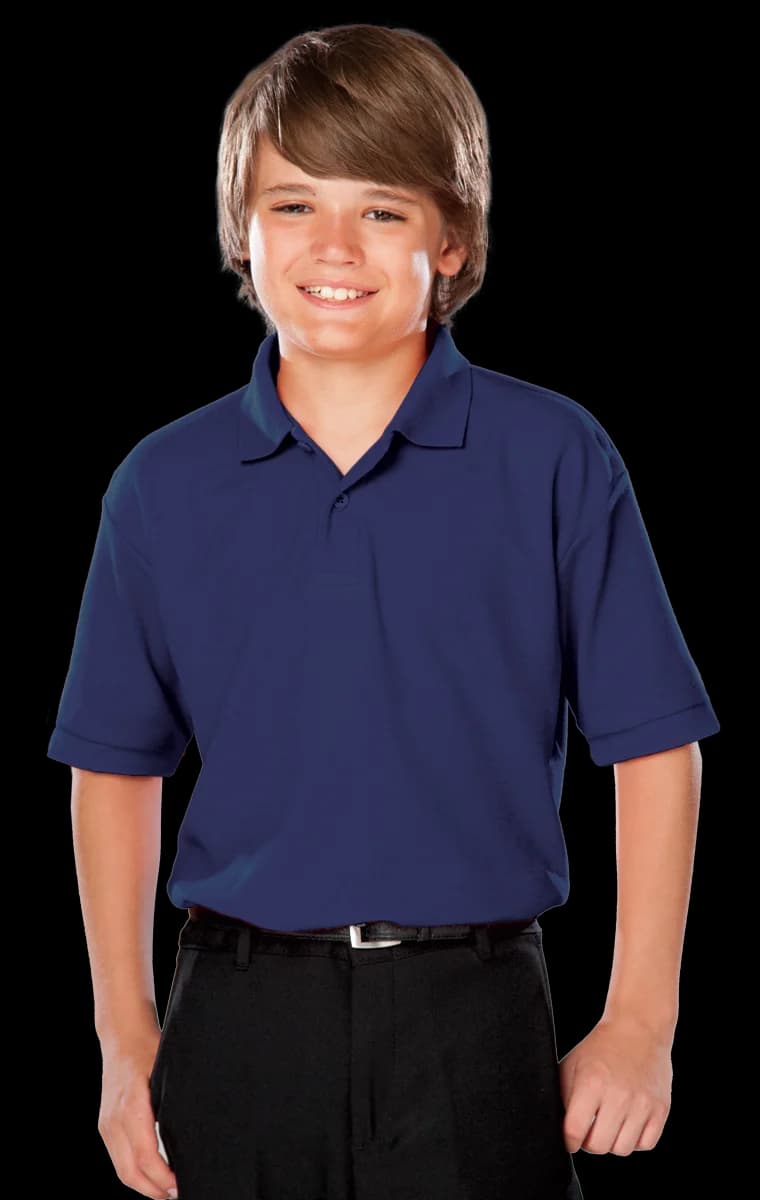 Blue Generation Youth Titan Value Wicking Polo