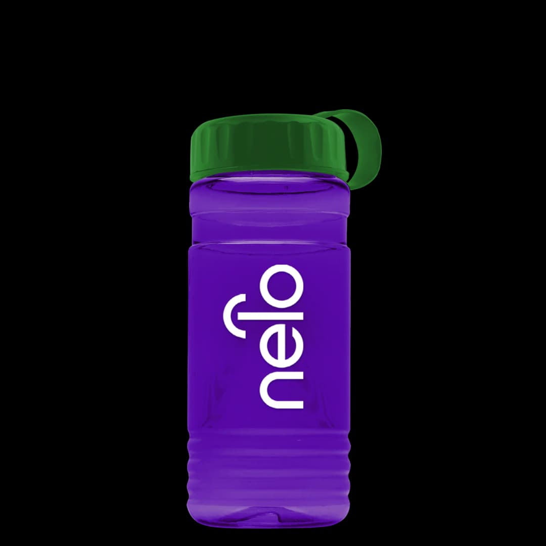 RPET Bottle with Tethered Lid - 20 oz.