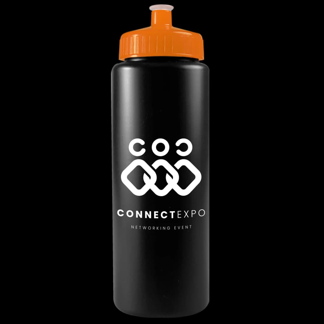 Quart Sport Bottle with Push-Pull Lid - 32 oz.