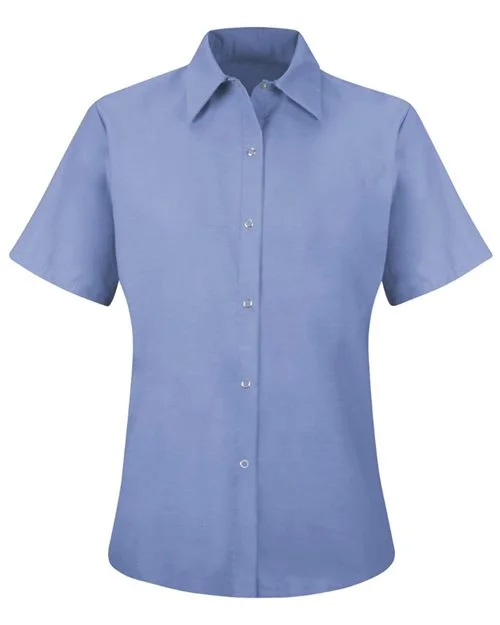 Red Kap Women's Short Sleeve Specialized Pocketless Work Shirt