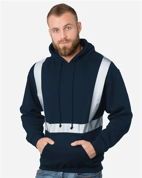 Bayside Unisex USA-Made Hi-Visibility Hooded Sweatshirt
