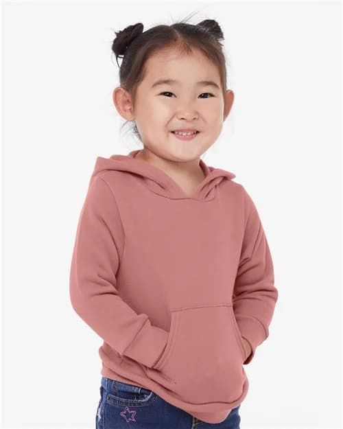 BELLA + CANVAS Toddler Sponge Fleece Pullover Hoodie Sweatshirt