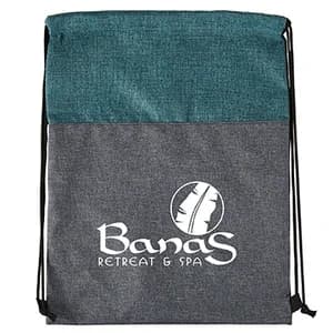 Heathered N’ Jute Drawstring Backpack