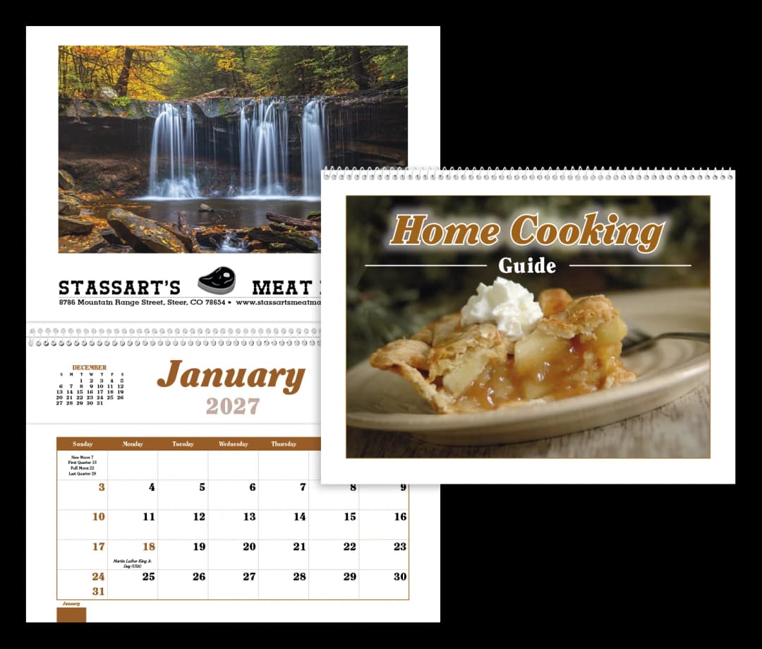 Home Cooking Guide Pocket Calendar