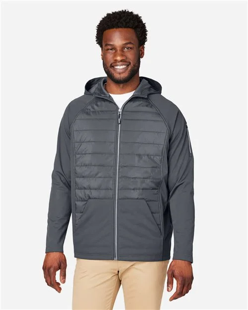 CORE365 Unisex Techno Lite Hybrid Hooded Jacket